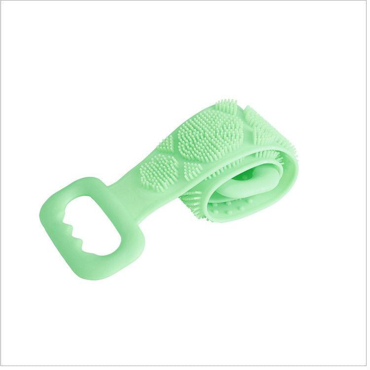 Serviette de bain en silicone double fonction