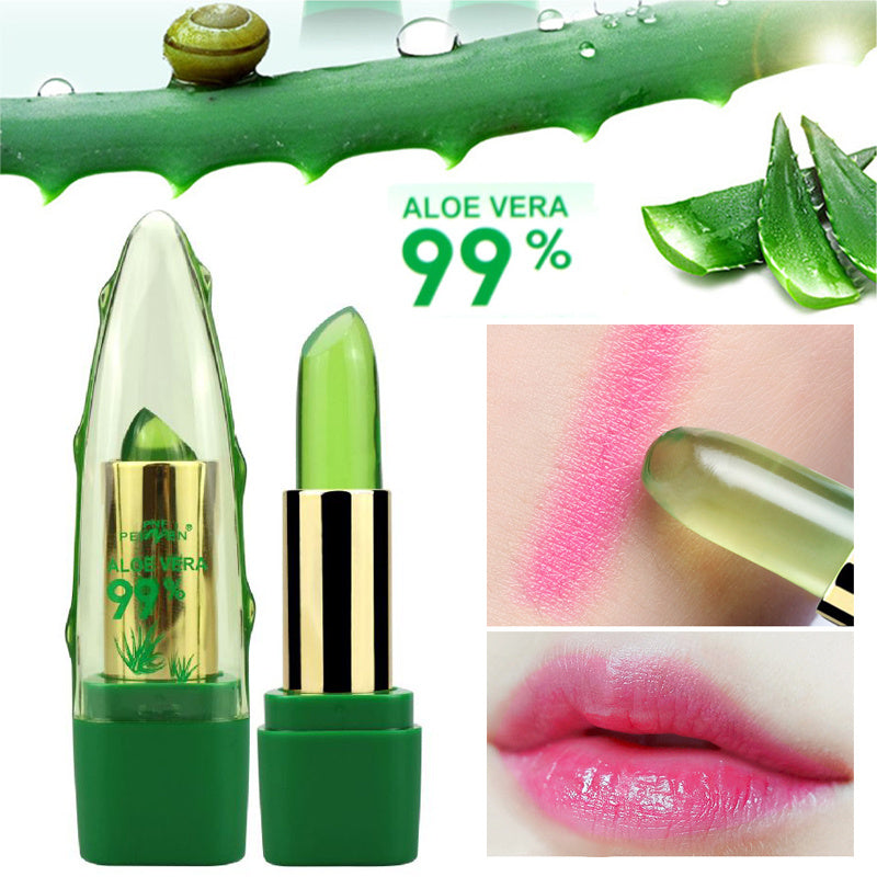 Gel d'Aloe Vera Rouge à Lèvres Changeant de Couleur Gloss