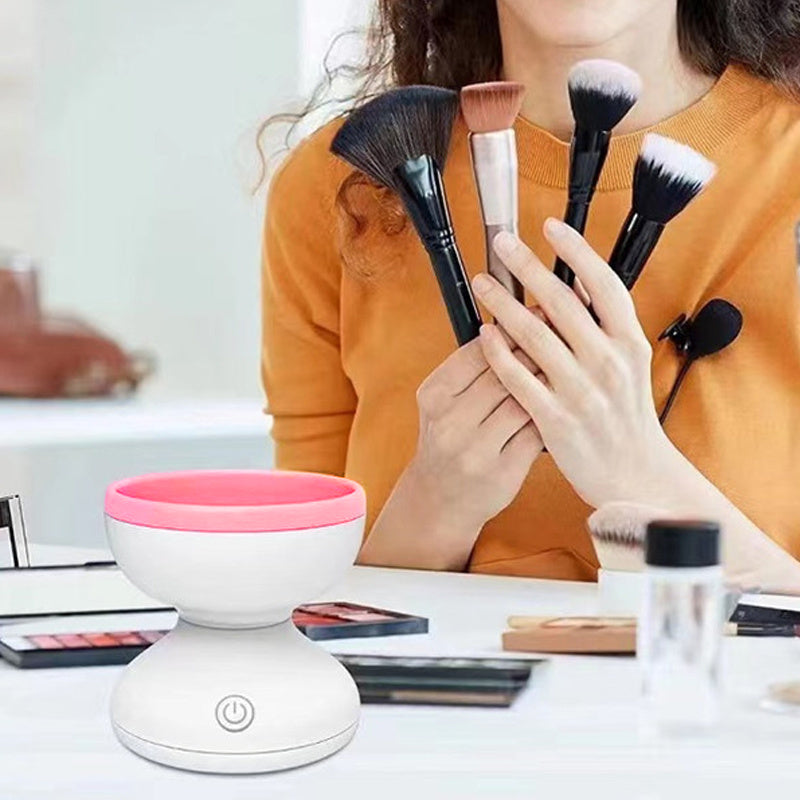 Machine de nettoyage de brosses de maquillage portable