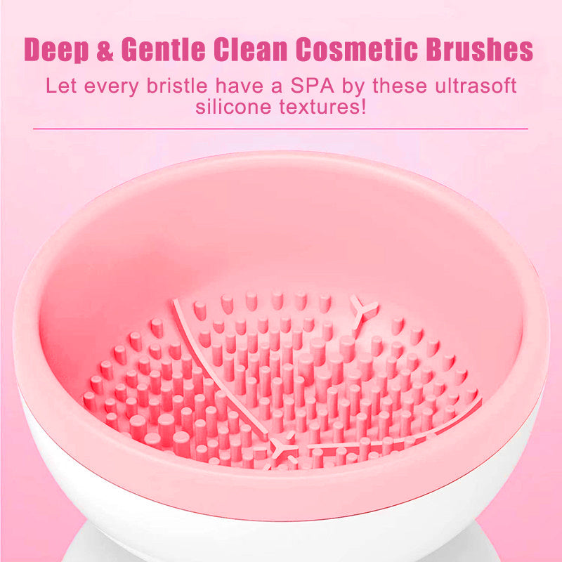 Machine de nettoyage de brosses de maquillage portable